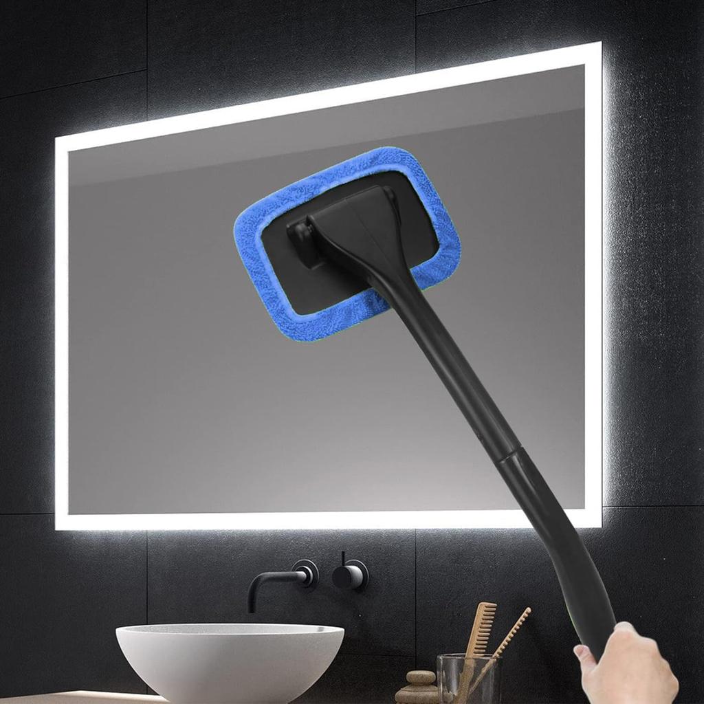 Instrument de curățare a parbrizului, baghetă de curățare a parbrizului, curățitor de geamuri auto, 5 bucăți de tampoane din pânză reutilizabile pentru interiorul mașinii, perii de spălare auto murdare