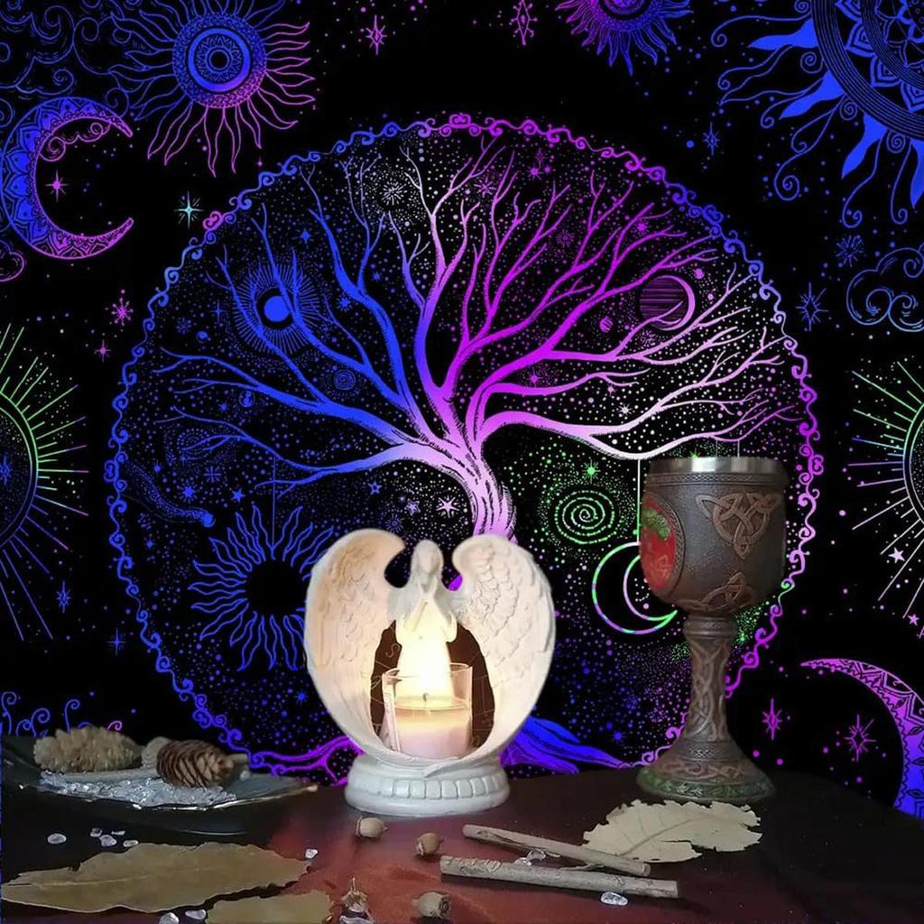 Square Flannelette Tarot Altar Cloth Board Game Pad Astrological Oracles Pad Table Cover Card Mat Divinations Tablecloth