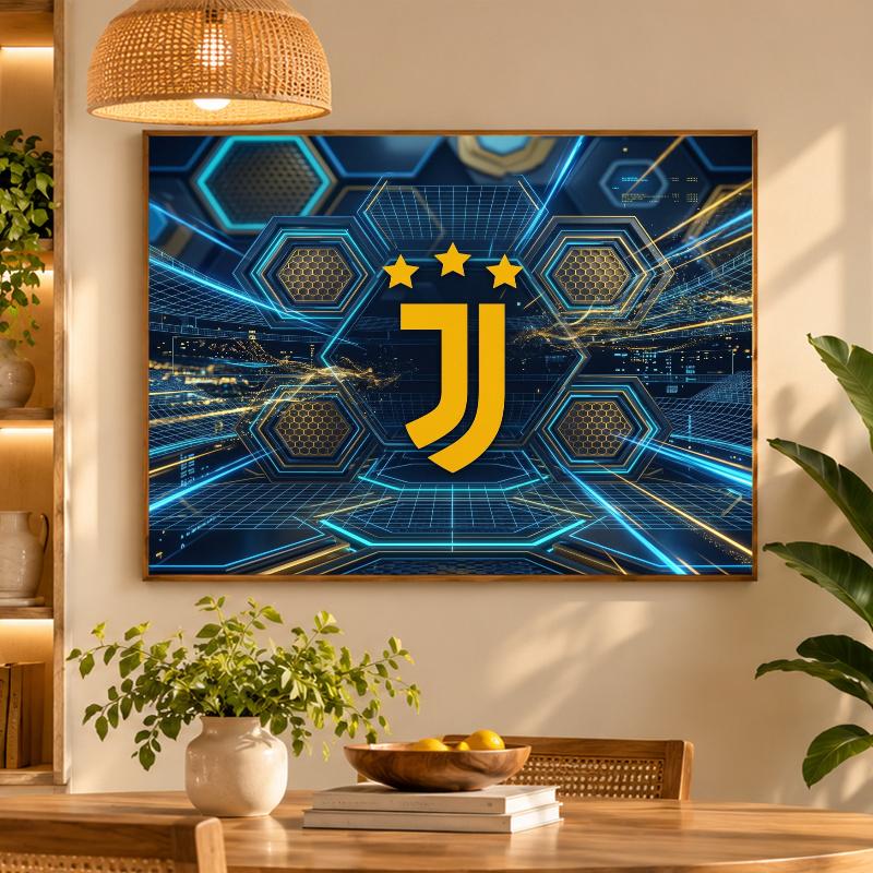 5D Diamond Painting Juventus FC DIY Full Drill Diamond Art Kit Home Decoration