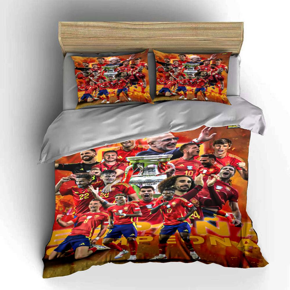 "Soccer Champions Bedding" Bedding Set (1 Duvet Cover, 2 Pillowcases, Duvet Not Included)