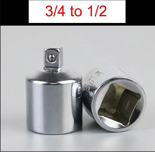 Stecknuss-Konverter-Adapter-Set Hülsenadapter 1/2 Groß 3/8 Mittel 1/4 Klein Austauschbarer Adapter Ratschenschlüssel-Aufsatz