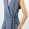 Less 2025 Summer A-Line Loose Sleeveless Linen Vest