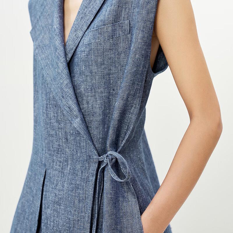 Less 2025 Summer A-Line Loose Sleeveless Linen Vest