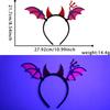 Halloween Glow Hair Hoop Lightweight Makeup Party Fun Hairband For Photos Ghost Festival Fluorescent Decorations