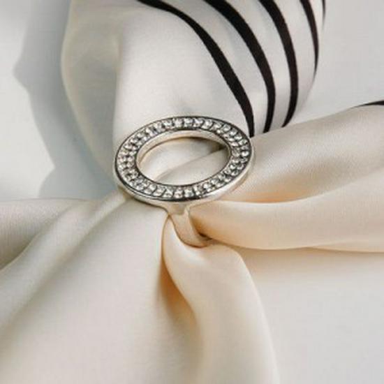 Korean Cartoon Pearl Brooch & Camellia Corsage with Crystal Diamond Scarf Buckle