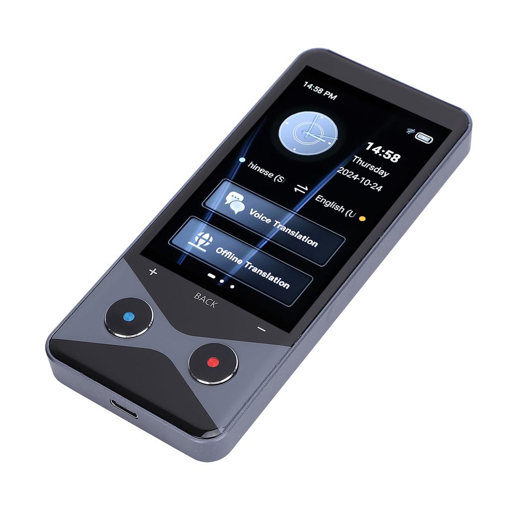 AI Language Translator for ChatGPT 137 Languages 1GB RAM 16GB ROM 5MP Photo Translation 3.7 Inch IPS Screen Language
