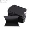 100Pcs Pillow Candy Box Kraft Paper Christmas Gift Packaging Boxes Candy Bags Wedding Favors Birthday Party Decorations