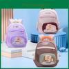Cute Bear Kids Backpack For Toddlers With Lightweight Nylon And Animal Print For Preschool Use