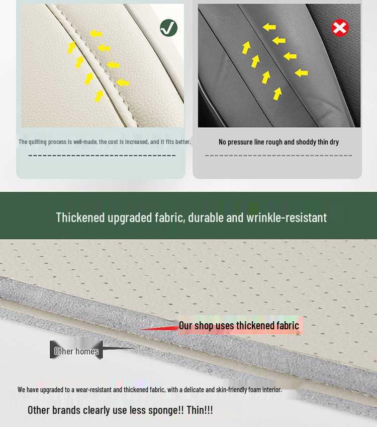 Universal Lixingyuan Full Surround Car Seat Cover - Four Seasons Interior Modification Cushion