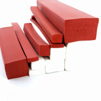 Custom Silicone Foam Flat Strip,1m - Fire-Resistant,UV-Resistant Weatherstrip,Heat-Resistant Seal for Doors & Windows,Automotive