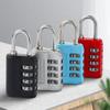 Zinc Alloy Dormitory Cabinet  Lock Padlock Backpack Zipper Lock New 4 Digit Password Lock  Home