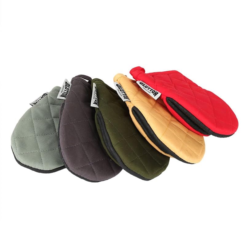 Dulton Gratton Oven Mitt Forest Green 100% Cotton Potholder Pot Glove Glamping Height 170mm Width 140mm Depth 50mm A515-545FGN