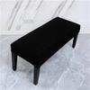 Elastic Slipcover For Long Benches High Stretch Fabric Long Benches Cover Easy Installation Machine Washable Home Use