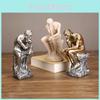 Contemporary Thinker Resin Sculpture For Home Decoration Gift Colleagues For