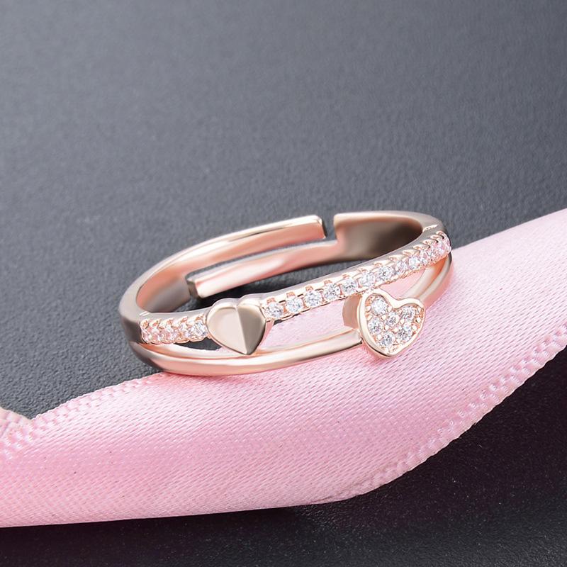 Lindon Classic 925 Sterling Silver Zircon Ring Ladies Jewelry Wedding Promise Party Gift