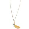 Les Trésors De Lily [P3578] - Multicolored Golden 'Gold Leaf' Designer Necklace