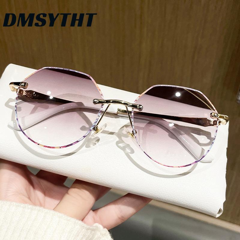 Rundhet Metallramme Kvinner Menn Briller Trendløse Presbyopi Damer Trykt Mønster Langsynthetsbriller