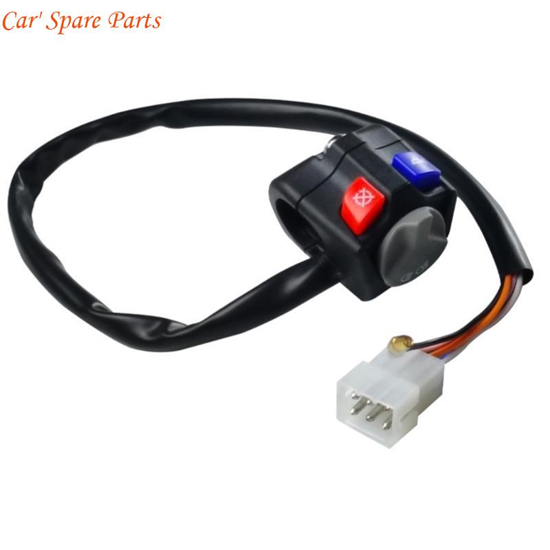 Y4UA Starter Stop Button Replacement Combination Switch Motorbike Accessory Motorcycle High/Low Beam Horn Switch