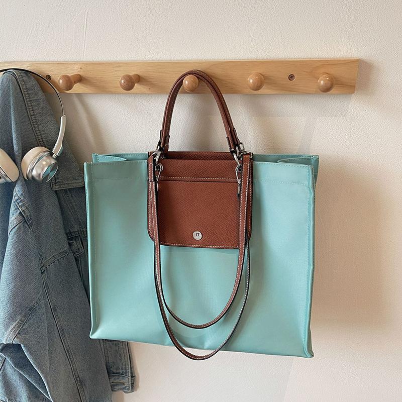 Women Canvas Shoulder Bag Large Capacity Ladies Shopping Bags Simple Handbag Vacation Tote Casual Book Bag AVE