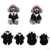 Cat Puppy Clothes Dog Wedding Dress Tuxedo Suit Coat Chihuahua Poodle Pet Apparel