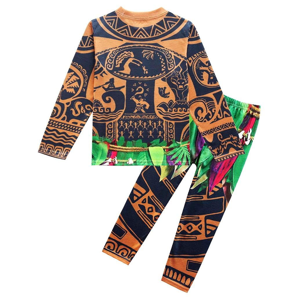 Dressy Daisy Ocean Maui Adventure Halloween Sizes Months Boys' Pull-On Pajamas, Kids' Costume, Green, 18-24