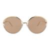 Cartier Full Frame Design Metal Round Sunglasses Unisex sunglasses Gold CT0226SA-30008387-002