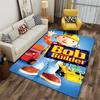 Cartoon Builder Theme Carpet suitable as a non-slip mat for the living room or bedroom sofa