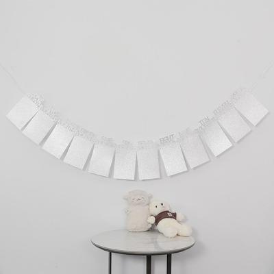 Happy Birthday Photo Frame Banner My 1st One Year 12 Month Newborn Family First Party Decoration For Kids Baby Boy Girl