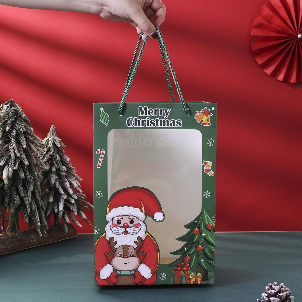 Christmas Eve Gift Window Bag - Paper Bag for Gifts and Returns