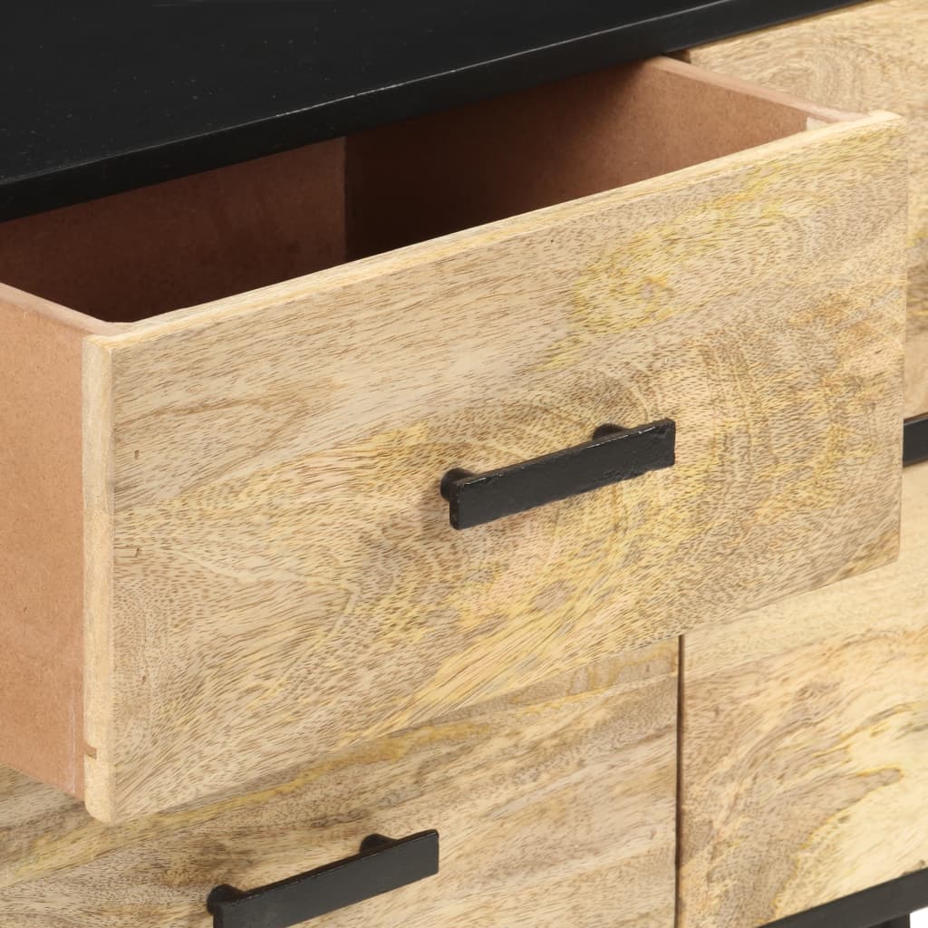 Sideboard 110x33x64 Cm Solid Mango Wood