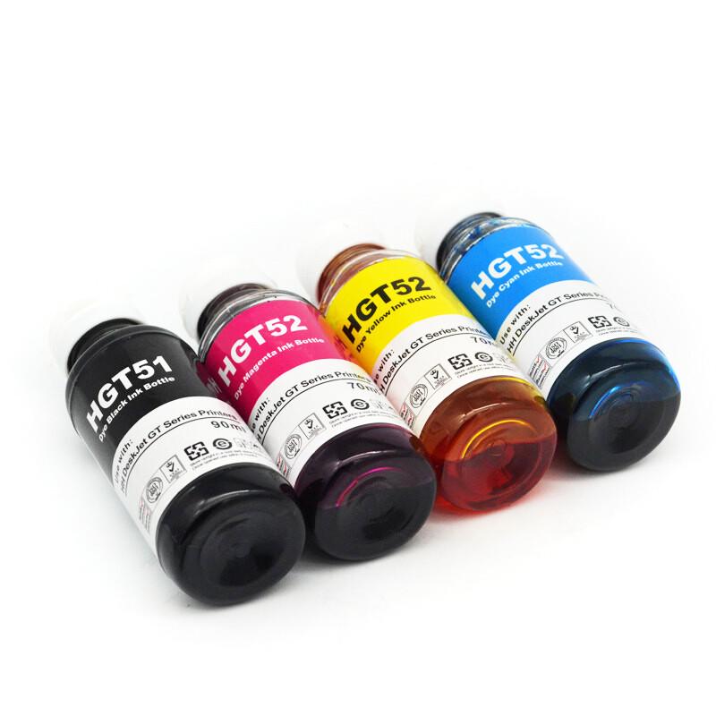 Deyin GT51/GT52 Compatible Ink for HP Tank Printers