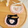 Sweet Cute Bowknot Pet Bib Lace Cats Dress Up Pet Cat Scarf Polka Dot Cat Scarfs Small Dogs