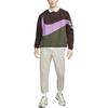 Nike Big Swoosh Webjacke V1 Earth/Rush Fuchsia/Cargo Khaki Herren Streetwear DX0661-227