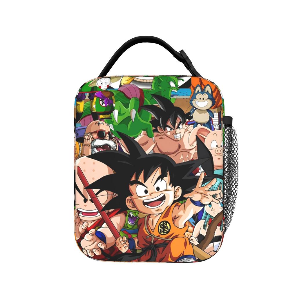 Goku Plus Shenron Borsa Termica per Pranzo Borsa Frigo Riutilizzabile, Contenitore per Pranzo Kakarot DBZ Borsa Spaziosa Porta Pranzo Borsa per Cibo Lavoro Gite