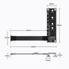 1 szt. Karta riser M.2 NVMe na PCIe X1/X4/X8/X16 z kątem prostym, przedłużacz PCI Express do komputera stacjonarnego