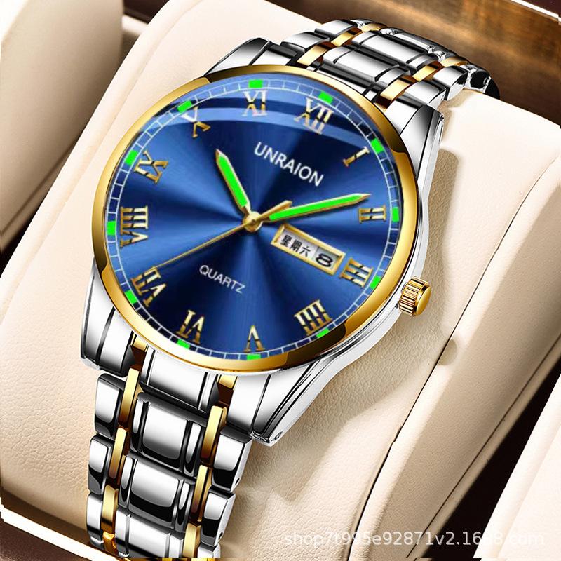 Men's Watches, Men's Doubles, Calendar Business Watches, Quartz Wristwatches