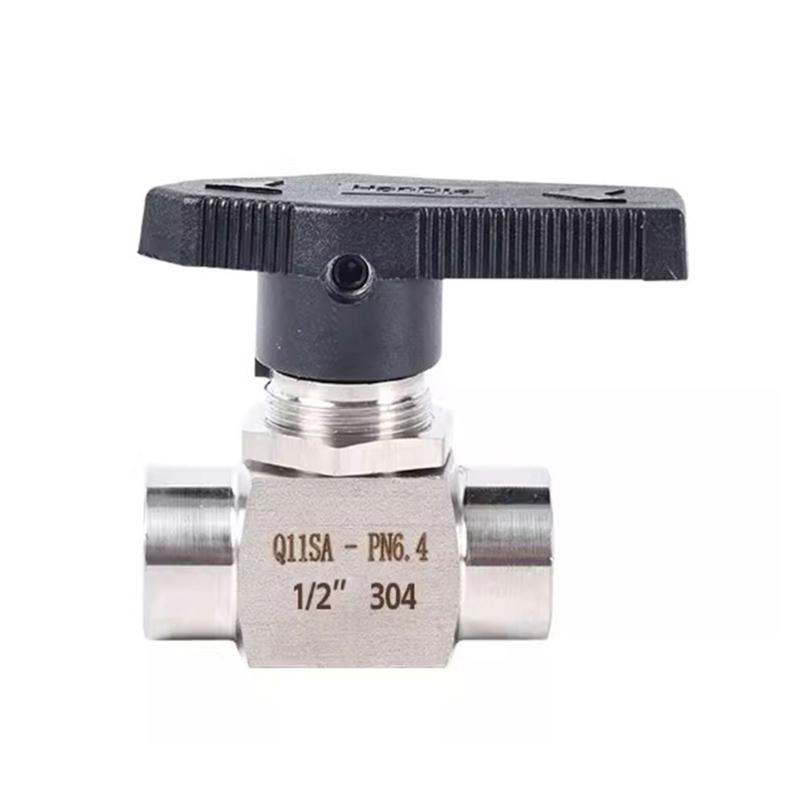Durability High Temperatures Resistant Stainless Steel Three Way Valves Compacts Design Easy Assembly