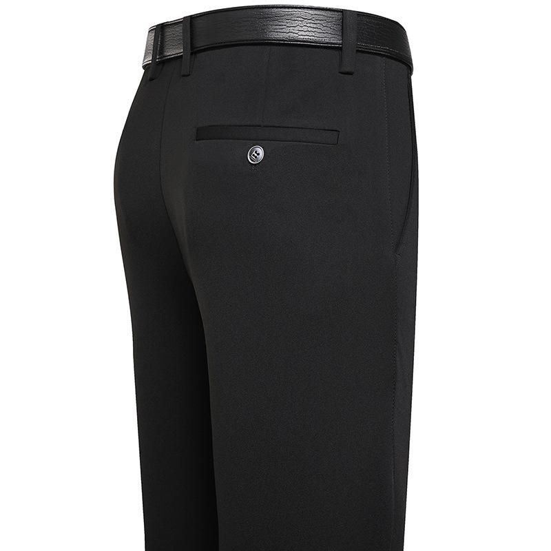 Mode Weiche Herren Businesshose Gerade Lang Freizeithose