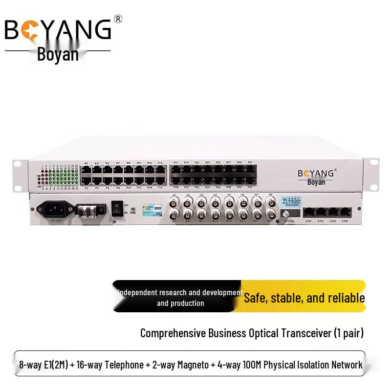 Boyang Multi-Service E1/Telephone Optical Terminal