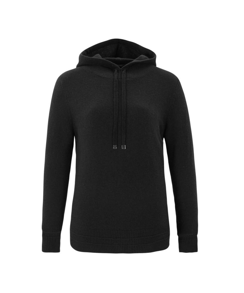 Easy Hooded Cashmere Blended Sweatshirt