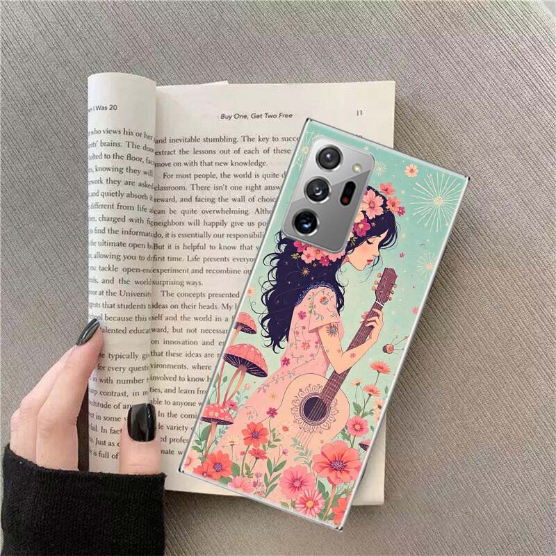 

Groovy Mushroom Silhouette Phone Case for Samsung A17 A37 A57 A54 A14 A24 A34 A07 A04S A02S A12 A22 A32 A52S A16 A26 A36 A56 A72 Samsung A36 5G