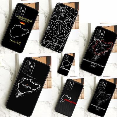 Nurburgring F1 Circuit Case For Samsung Galaxy A54 A34 A14 A15 A35 A55 A52 A32 A12 A51 A71 A33 A23 A13 A53 Coque