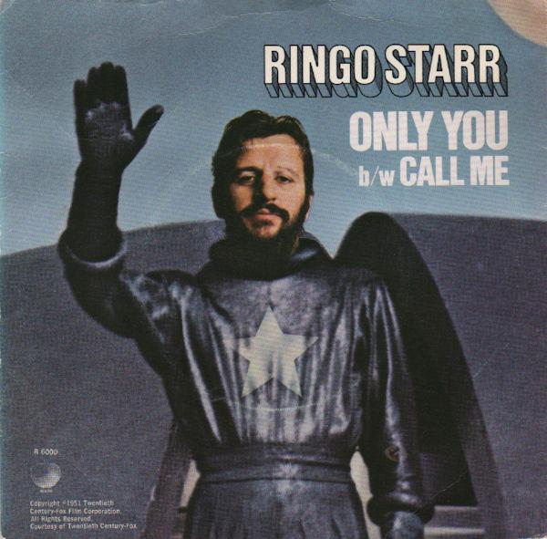 

7inch Record RINGO STARR - Only You R6000 Apple Records 1974 UK Rock Used