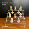 Mehrschichtiger Stufen-Displayständer aus Acryl für Pop Mart Blind Box-Sammlerstücke