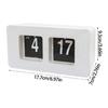 Auto Flipped Clock with Retro Charm and Modern Functionality Battery Operated Desk Clock for Home Office or Hotel Use