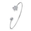 Silvere Glam 2025 Cross-border New Product Moissanite Bracelet Summer Flower Wristband For Women S925 Sterling Silver Jewelry