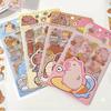 4Sheets Kawaii Cute Capybara Frosted Stickers Cartoon Diary Decoration Scrapbooking Journal Stickers Aesthetic Stationery School