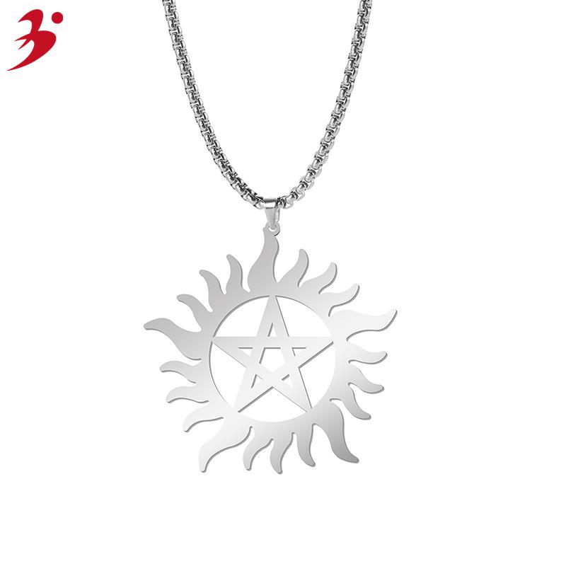 

Солнце Злая Сила Сверхъестественное Нержавеющая Сталь Ожерелье Сериала