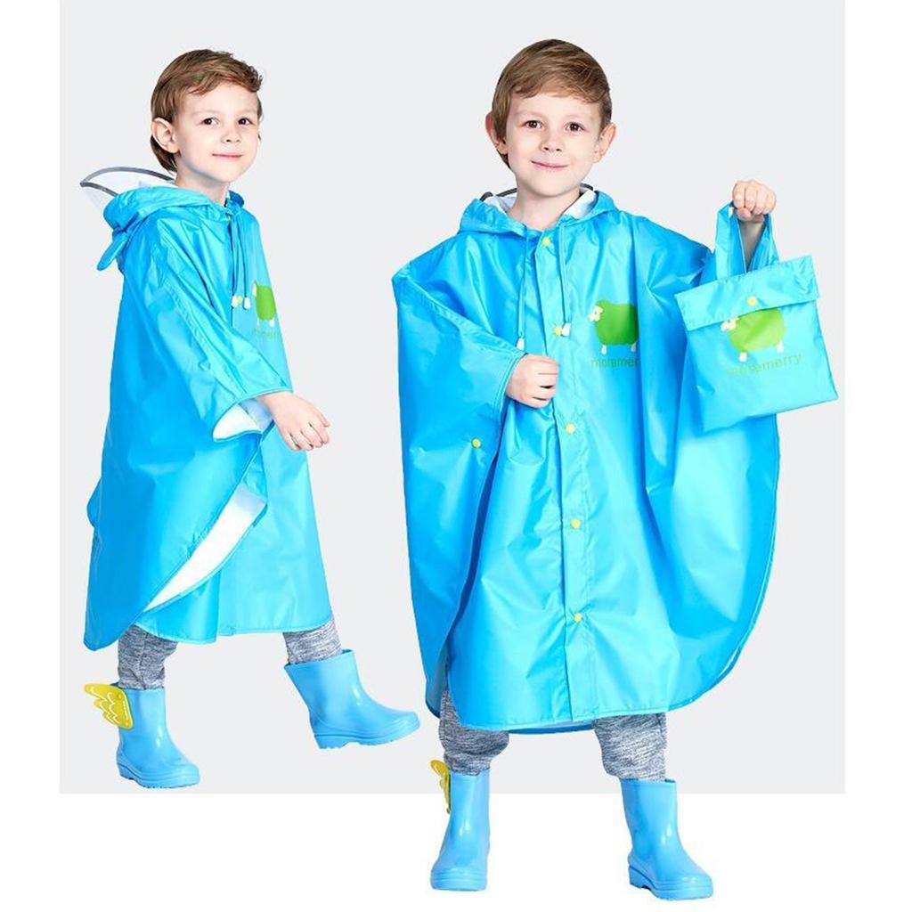 Kids Rain Wear 3D Children Toddler Raincoat Jacket Ponchos for Boy Girl