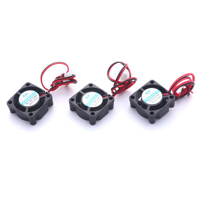 12V 25Mm Mini Cooling Fan 2510 25X25X10Mm 2-Pin Dc Small Micro Cooler 2-Pack